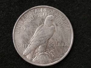 lot 64 image: 1923 Peace Silver Dollar...
