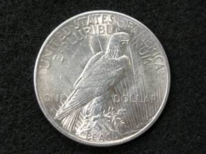 lot 72 image: 1925 Peace Silver Dollar...