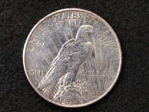 lot 76 image: 1926 D Peace Silver Dollar...