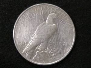 lot 81 image: 1927 D Peace Silver Dollar...
