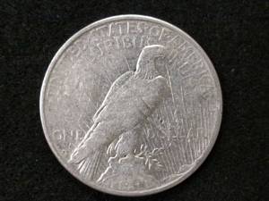 lot 84 image: 1934 S Peace Silver Dollar...