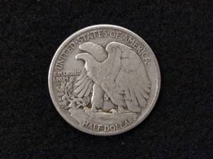 lot 98 image: 1941 Walking Liberty Silver Half Do...