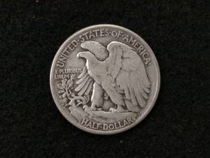 lot 101 image: 1944 Walking Liberty Silver Half Do...