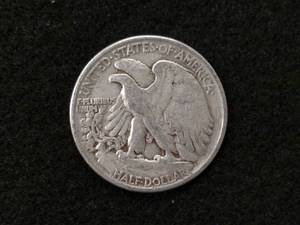 lot 102 image: 1945 Walking Liberty Silver Half Do...