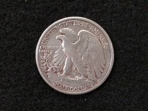 lot 103 image: 1947 D Walking Liberty Silver Half ...