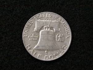 lot 115 image: 1963 D Franklin Silver Half Dollar...