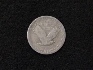 lot 121 image: 1925 Standing Liberty Silver Quarte...