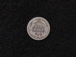 lot 124 image: 1905 Barber Silver Dime...