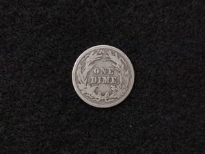 lot 125 image: 1913 Barber Silver Dime...