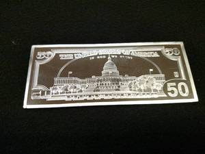 lot 137 image: 2009 Grant Fifty Dollars Four Ounce...