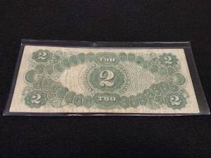 lot 140 image: 1917 Large Size Two Dollars Legal T...