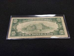 lot 142 image: 1934 A Ten Dollars Silver Certifica...