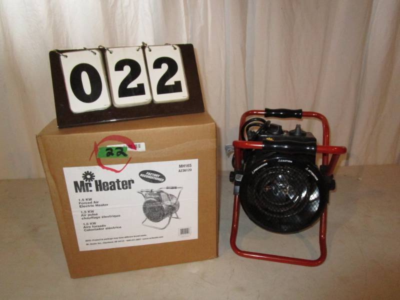 Mr. Heater 1.5 KW Forced Air Electric Heater | Heaters + 1 Dehumidifer |  K-BID