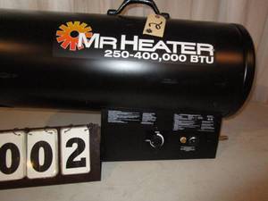lot 2 image: Mr. Heater 250-400,000 BTU Propane Forced Air Heater