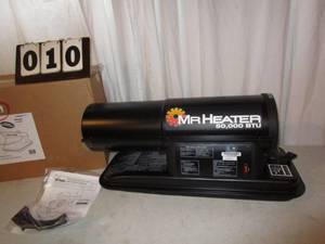 lot 10 image: Mr. Heater 50,000 BTU Kerosene Heater