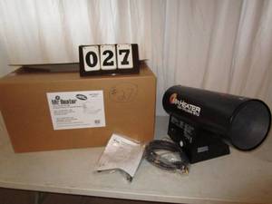 lot 27 image: Mr. Heater 125-170,000 BTU Portable Propane Forced Air Heater
