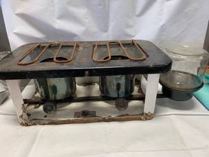 lot 56 image: Vintage Sun Flame Stove with Duraglass