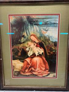 lot 96 image: Beautiful Jesus & Mary Artwork