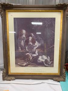 lot 97 image: Framed The First Time Artwork