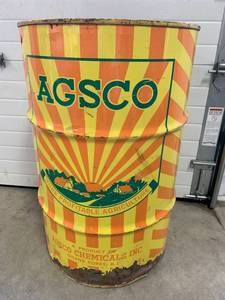 lot 110 image: Vintage Grand Forks AGSCO Barrell