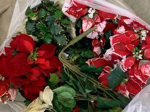 lot 111 image: Large Bag of Fake Christmas Plants