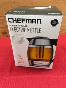 Chefman Electric Kettle, Retail $29.99