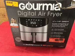 Gourmia 6 Qt Air Fryer, Retail $79.99