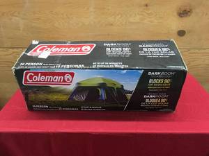 Coleman 10 Person Dark Room Tent, Retail $229.99