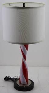 lot 16 image: 1 Table Lamp. Christmas Colors