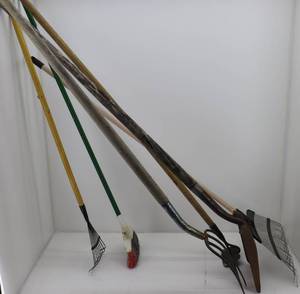 lot 24 image: Rakes, Shovels & Misc