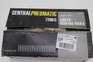 lot 26 image: Case of Coiled Roofing Nails