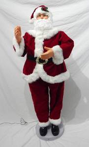 lot 6 image: Large Christmas International Animated Musical Dancing Santa
