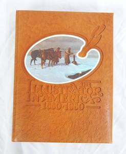 lot 50 image: Vintage Limited Edition The Illustrator in America 1880 - 1980 Leather Bound Book