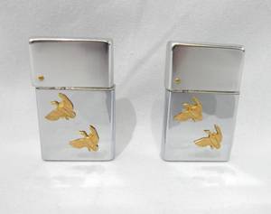 lot 29 image: Lot of Vintage Early 1960s Brown and Bigelow Wind Master Lighters With Duck Theme