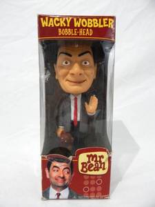 lot 18 image: Funko Mr. Bean Wacky Wobbler Bobble Head