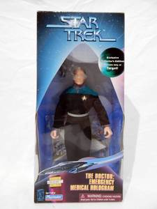 lot 61 image: Vintage 1997 Playmates Star Trek The Doctor Emergency Medical Hologram Action Figure
