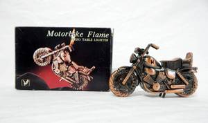 lot 27 image: Vintage Motorbike Piezo Table Lighter