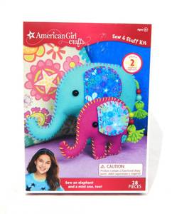 lot 80 image: New American Girl Crafts Elephant Sew and Stuff Kit