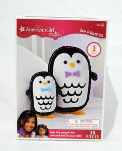 lot 82 image: New American Girl Crafts Penguins Sew and Stuff Kit