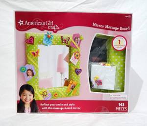 lot 84 image: New American Girl Crafts Mirror Message Board