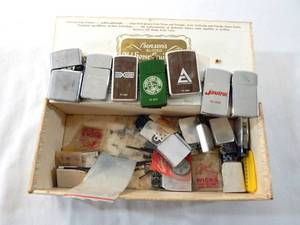 lot 65 image: Lot of Vintage Lighters and Lighter Parts and Accessories