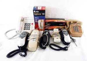 lot 80 image: Lot of Traditional Land Line Phones