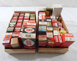 lot 35 image: Lot of Vintage Vacuum Tubes - Over 50 Tubes