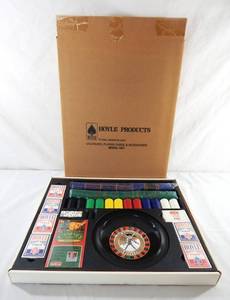 lot 115 image: Vintage Hoyle Products Casino Pro Gaming Set
