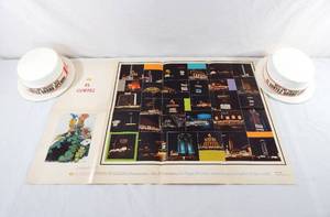 lot 120 image: Vintage El Cortez Hotel and Casino Poster and Grand Opening Skimmer Hats