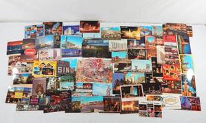 lot 123 image: Large Lot of Vintage Las Vegas, Reno and Laughlin Postcards