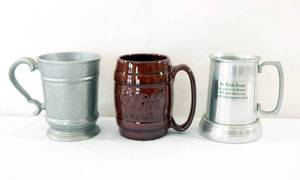 lot 147 image: Lot of Vintage Beer Mugs 