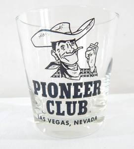 lot 160 image: Set of Vintage Pioneer Club Hotel and Casino Low Ball Glasses