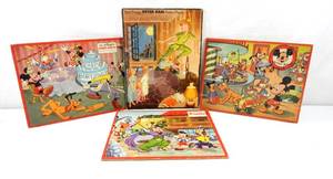 lot 199 image: Lot of 4 Vintage 1952 Disney Puzzles