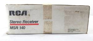 lot 13 image: New in Sealed Box RCA Digital Command Component Stereo Receiver Model MSR 140